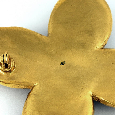 CC Logo Brooch Metal