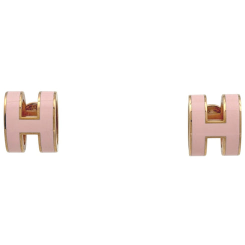 Pop H Earrings Gold-Tone Metal Gold-Tone Metal