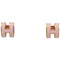 Pop H Earrings Gold-Tone Metal Gold-Tone Metal