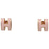 Pop H Earrings Gold-Tone Metal Gold-Tone Metal