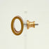 Pop H Earrings Gold-Tone Metal Gold-Tone Metal