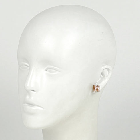 Pop H Earrings Gold-Tone Metal Gold-Tone Metal
