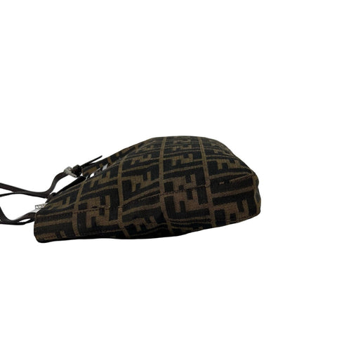 Vintage Shoulder Bag Zucca Canvas Medium