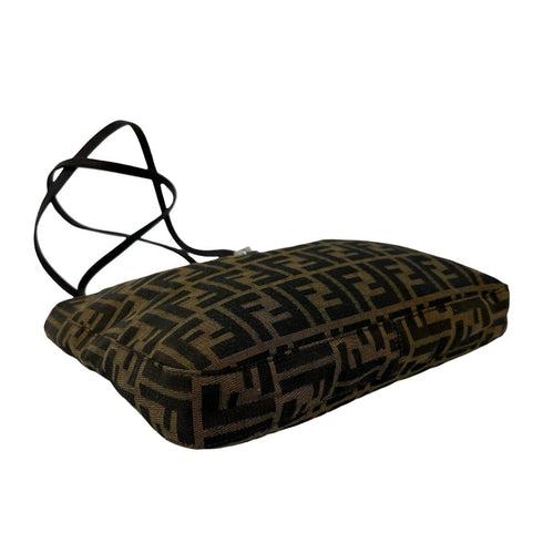 Vintage Shoulder Bag Zucca Canvas Medium