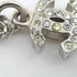 CC Logo Pendant Necklace Silver-Tone Metal