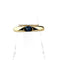 Ellipse Ring 18K Yellow Gold With Sapphire