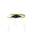 Ellipse Ring 18K Yellow Gold With Sapphire