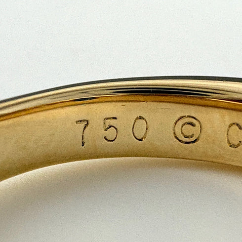 Ellipse Ring 18K Yellow Gold With Sapphire