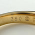 Ellipse Ring 18K Yellow Gold With Sapphire