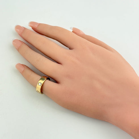 Ring 18K Yellow Gold with Diamond