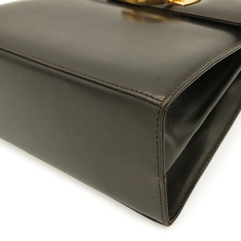 Gancini Convertible Top Handle Bag Leather Mini