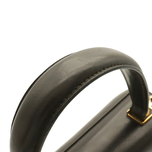 Gancini Convertible Top Handle Bag Leather Mini
