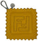 Charm Leather Yellow Handbag Charm