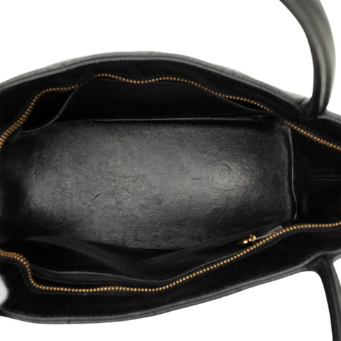 Medallion Tote Quilted Caviar