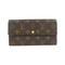 Sarah Wallet Monogram Canvas