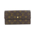 Sarah Wallet Monogram Canvas