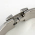 Click H Bracelet Enamel and Silver Plated Black and Silver