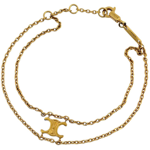 Triomphe Suspender Bracelet Gold