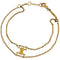 Triomphe Suspender Bracelet Gold