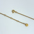 Pendant Necklace Gold and Rhinestone