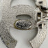 CC Logo Clip-On Earrings Silver-Tone Metal