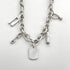 Pendant Necklace Sterling Silver With 5 Charms Bamboo Plate G Design
