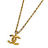 CC Logo Pendant Necklace Metal