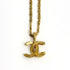 CC Logo Pendant Necklace Metal