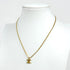 CC Logo Pendant Necklace Metal