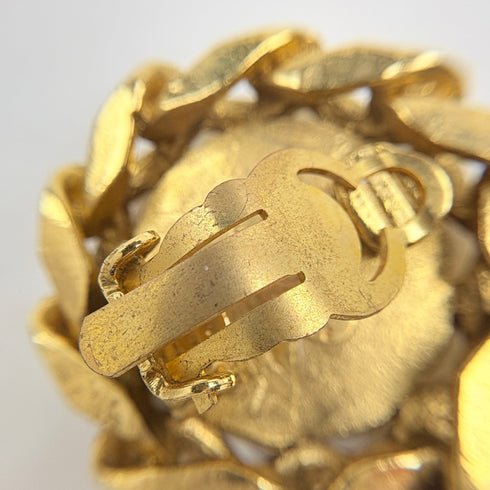CC Logo Clip-On Earrings Metal