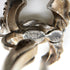 CC Logo Clip-On Earrings Silver-Tone Metal