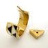 Earrings Gold and Metal