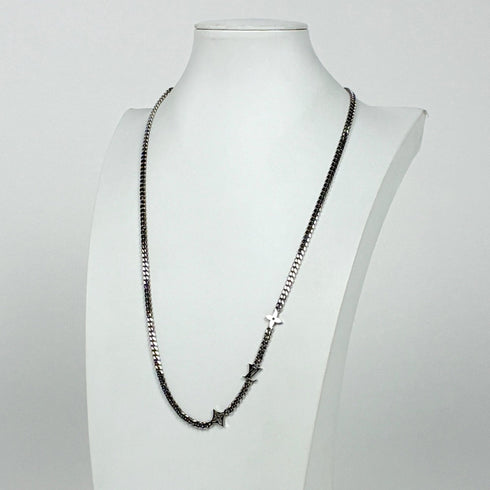 Pendant Necklace Silver Metal