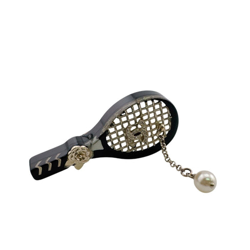 CC Logo Brooch Metal