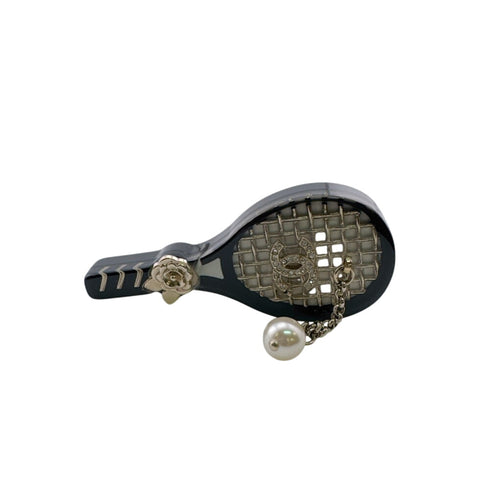 CC Logo Brooch Metal