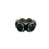 Interlocking G Ring Sterling Silver and Crystal