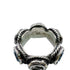Interlocking G Ring Sterling Silver and Crystal