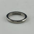 Half Circle Ring Platinum with Diamond