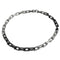 Collier Monogram Pendant Necklace Metal Black and Silver