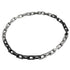 Collier Monogram Pendant Necklace Metal Black and Silver