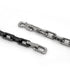 Collier Monogram Pendant Necklace Metal Black and Silver