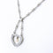 Pendant Necklace Platinum with Pearl and Diamond
