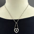 Pendant Necklace Platinum with Pearl and Diamond