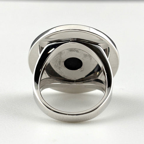 Band Ring With Onyx