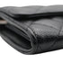 CC Gusset Classic Flap Wallet Quilted Caviar Long