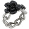 CC Logo Ring Silver-Tone Metal