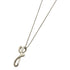 Initial Y Pendant Necklace Sterling Silver