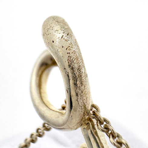 Initial Y Pendant Necklace Sterling Silver