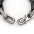 Bracelet Metal Black and Silver
