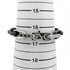 Bracelet Metal Black and Silver